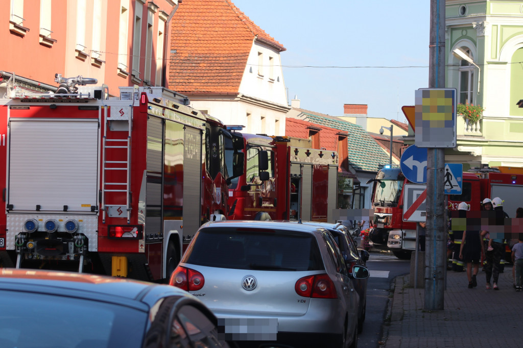 Wyciek gazu w budynku na ul. Powstańców Wlkp. w Gostyniu