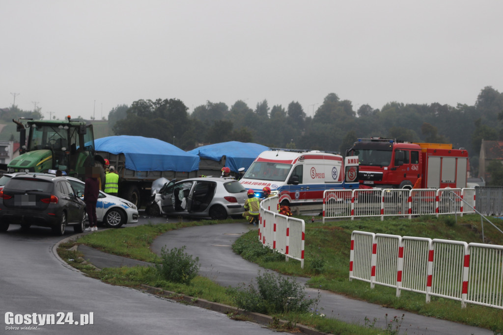 Wypadek na trasie Gostyń-Grabonóg