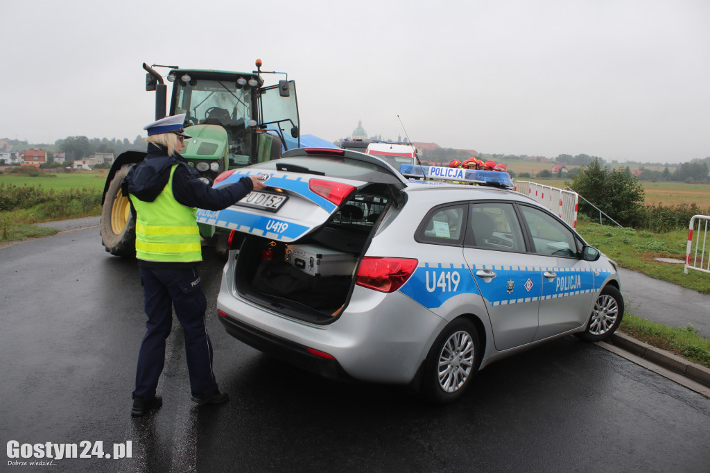 Wypadek na trasie Gostyń-Grabonóg