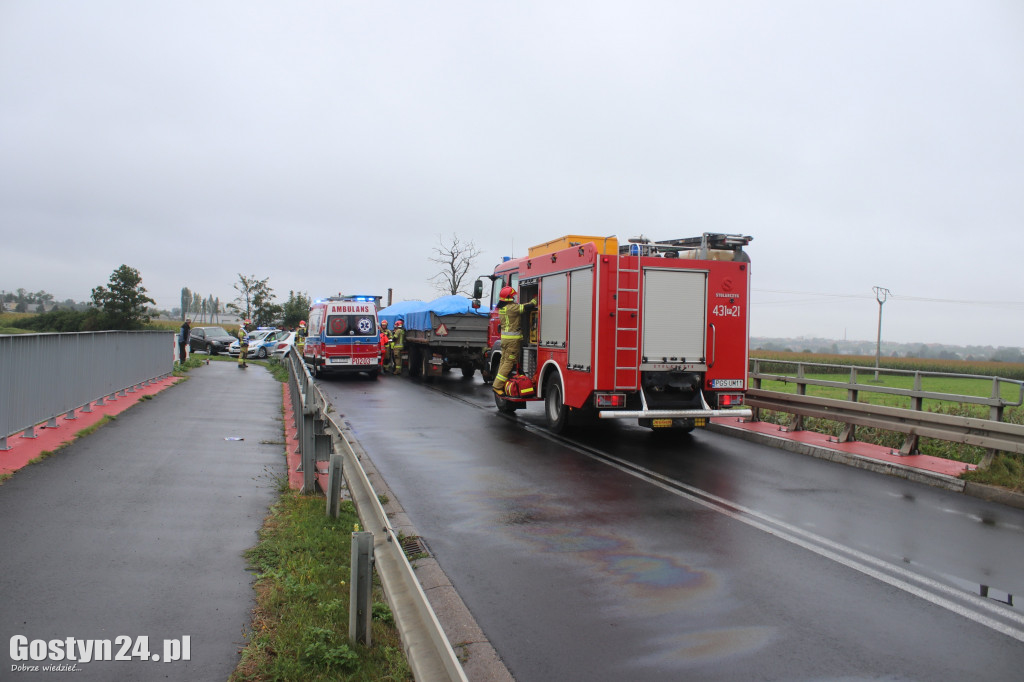Wypadek na trasie Gostyń-Grabonóg