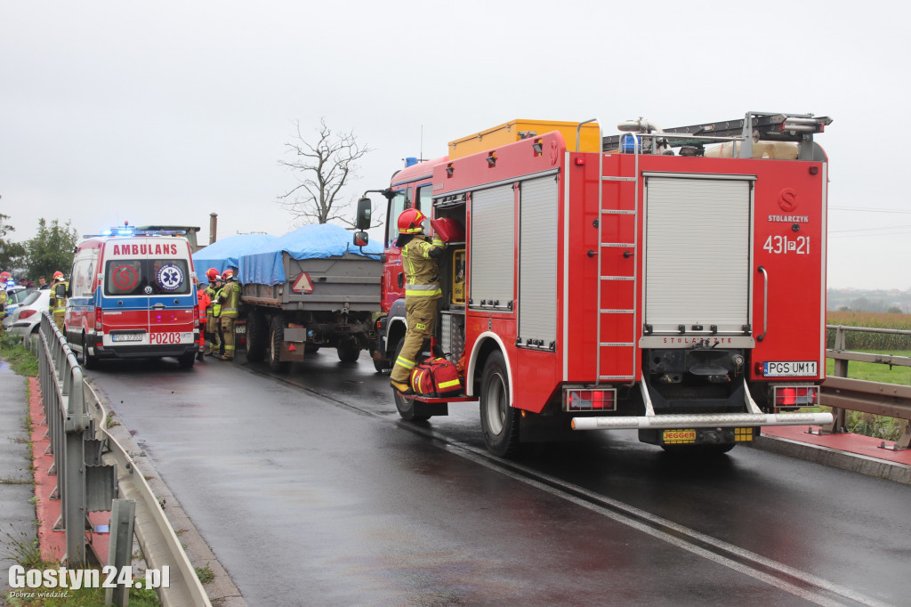 Wypadek na trasie Gostyń-Grabonóg