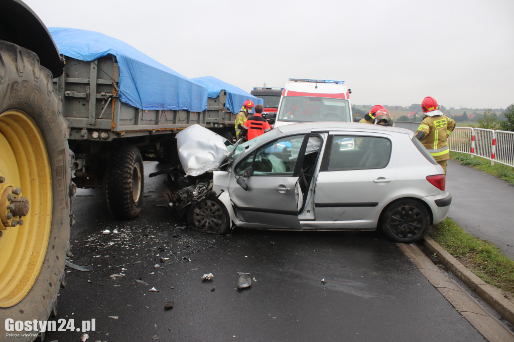 Wypadek na trasie Gostyń-Grabonóg