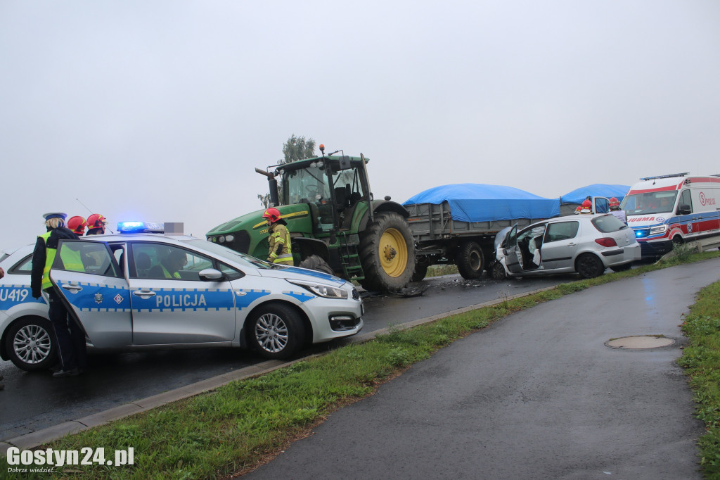 Wypadek na trasie Gostyń-Grabonóg