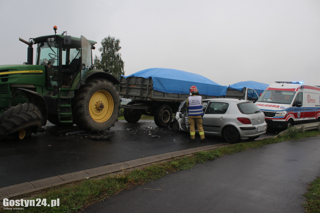 Wypadek na trasie Gostyń-Grabonóg