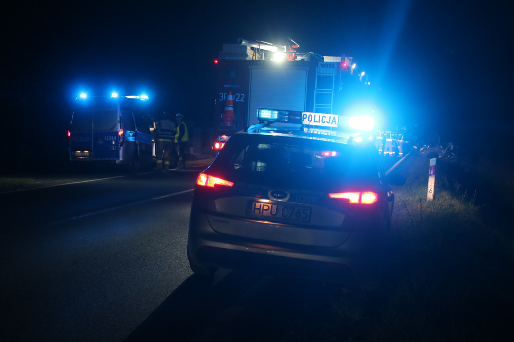 Wypadek na krajowej dwunastce w Hersztupowie