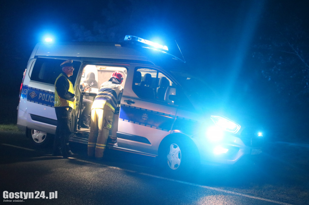Wypadek na krajowej dwunastce w Hersztupowie