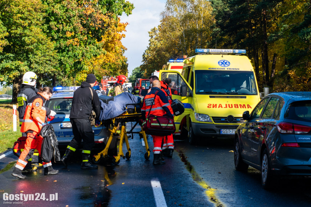 Tragiczny wypadek na trasie Gostyn - Poznań.