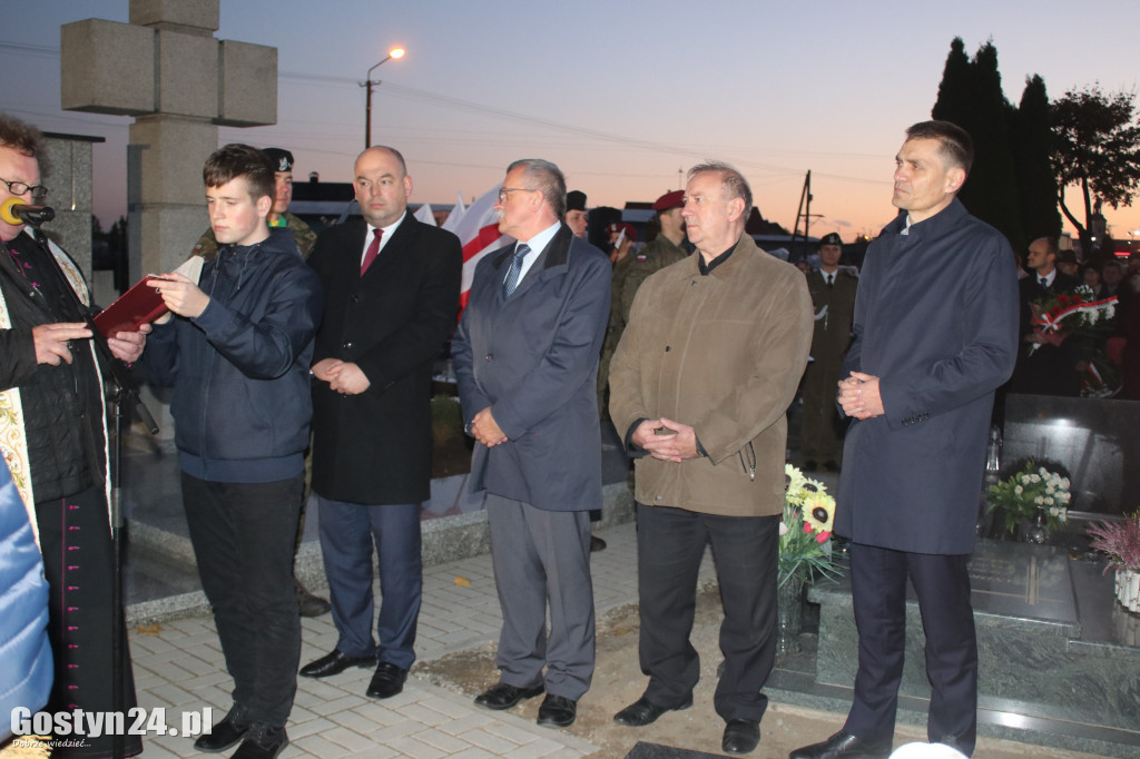 Odsłonięcie nowego pomnika ofiar w Krobi