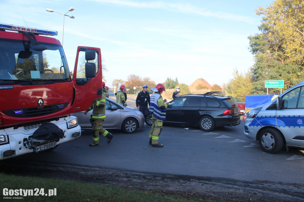 Dwa zdarzenia drogowe w krótkim czasie