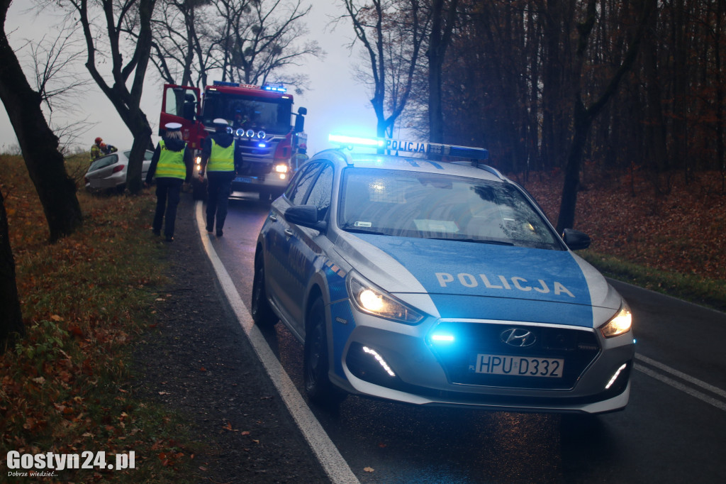 Zdarzenie drogowe na trasie Koszkowo-Studzianna