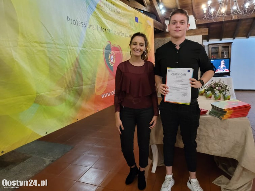 Ekonomiści z ZSZ w Gostyniu wrócili z Portugalii