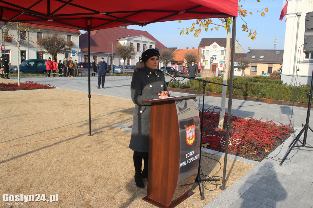 Uroczystości z okazji Dnia Niepodległości w Borku Wlkp.