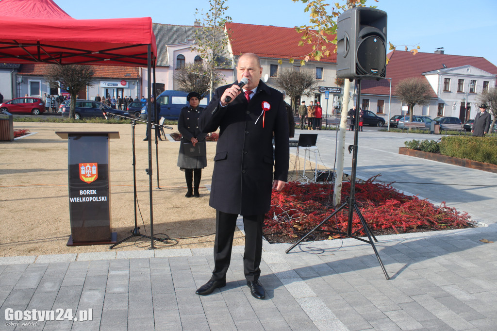 Uroczystości z okazji Dnia Niepodległości w Borku Wlkp.