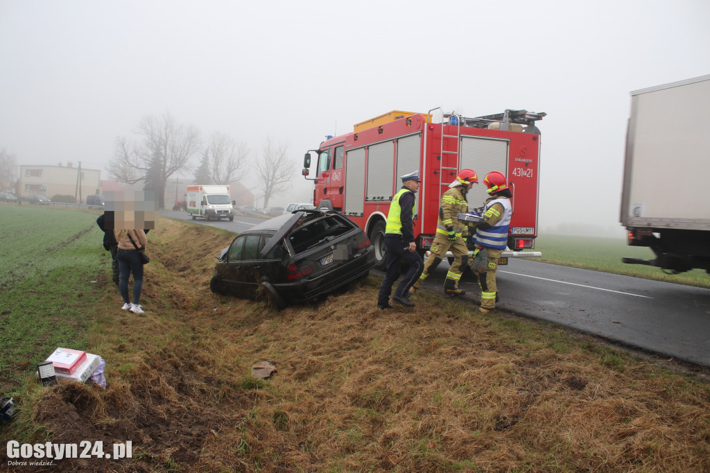 21-latka dachowała w rowie. Jechała za szybko
