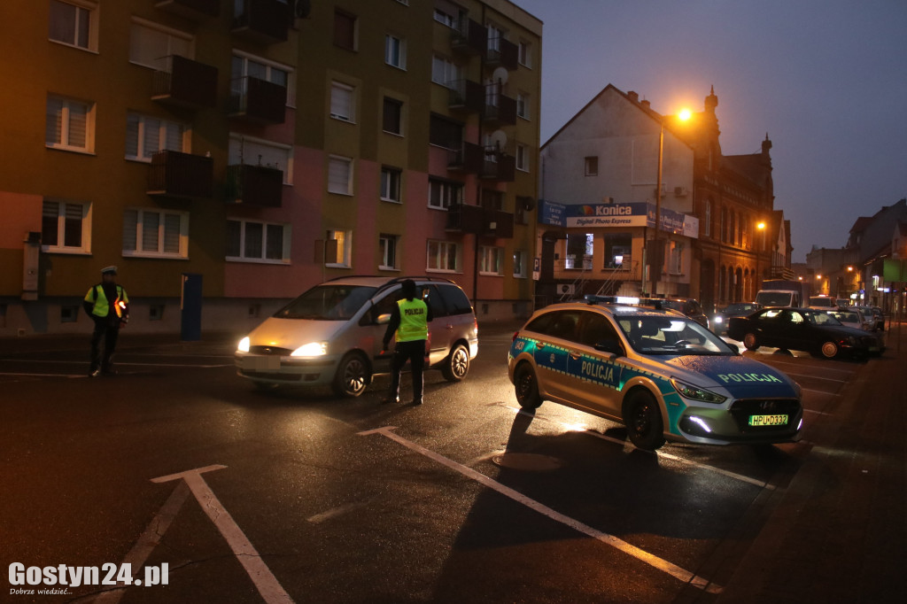 Trzeźwy poranek na ulicach Gostynia