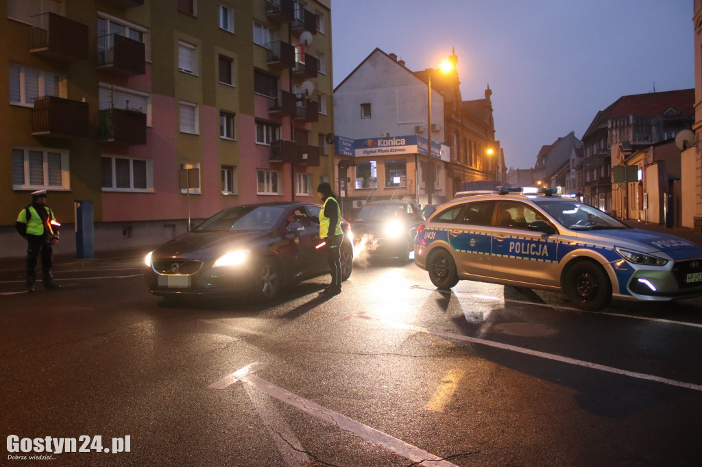 Trzeźwy poranek na ulicach Gostynia