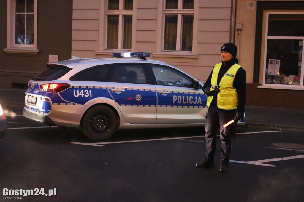 Trzeźwy poranek na ulicach Gostynia