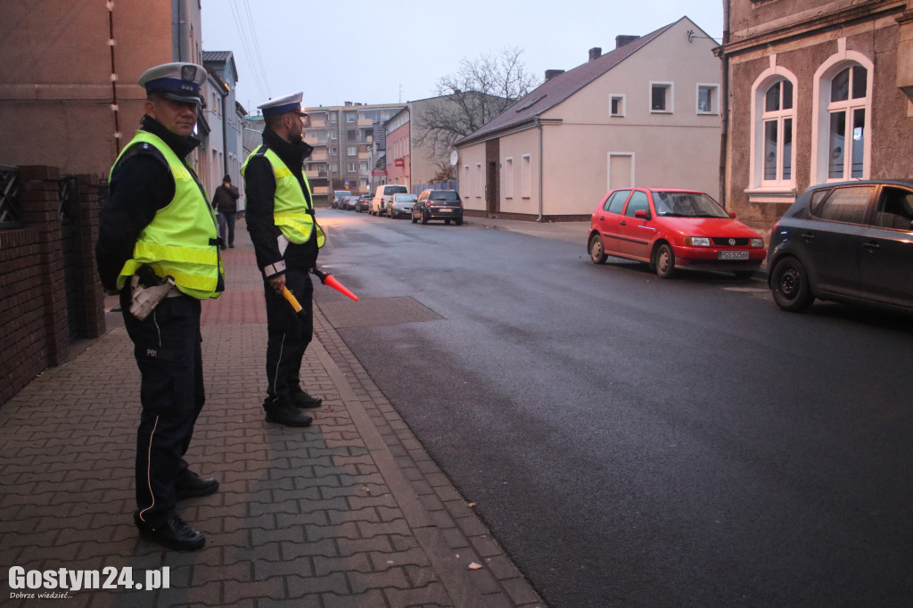 Trzeźwy poranek na ulicach Gostynia