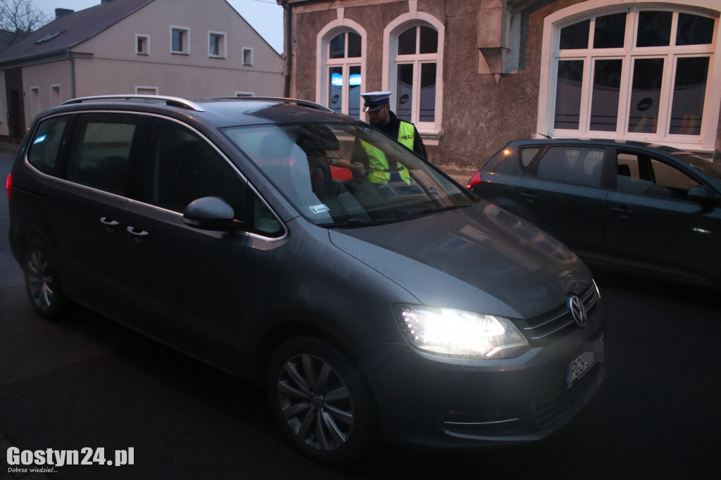 Trzeźwy poranek na ulicach Gostynia