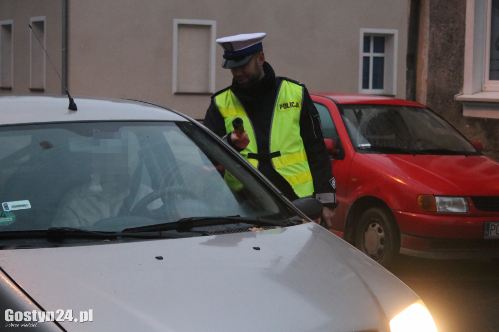 Trzeźwy poranek na ulicach Gostynia