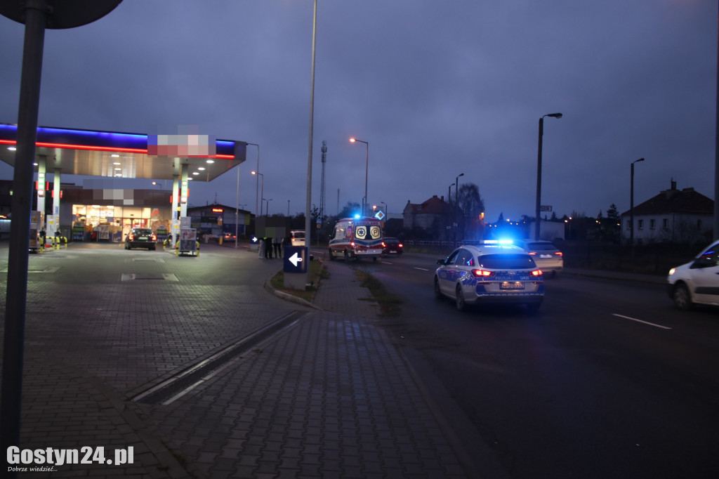 Zdarzenie z udziałem motorowerzysty w Gostyniu