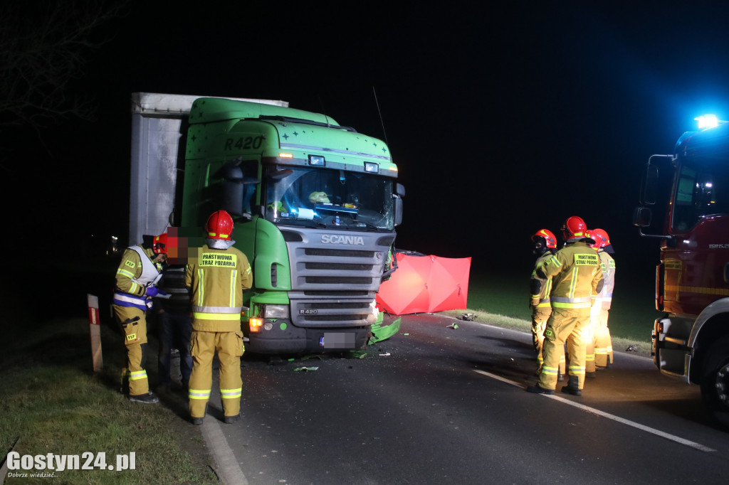 Śmiertelny wypadek na trasie Gostyń-Krobia