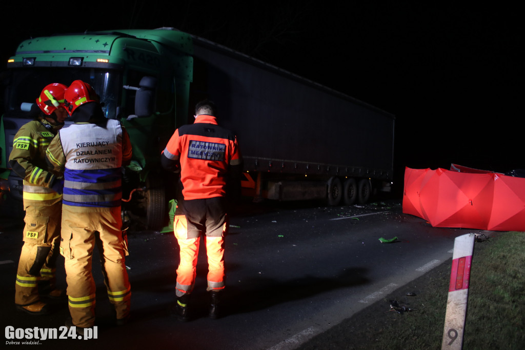Śmiertelny wypadek na trasie Gostyń-Krobia