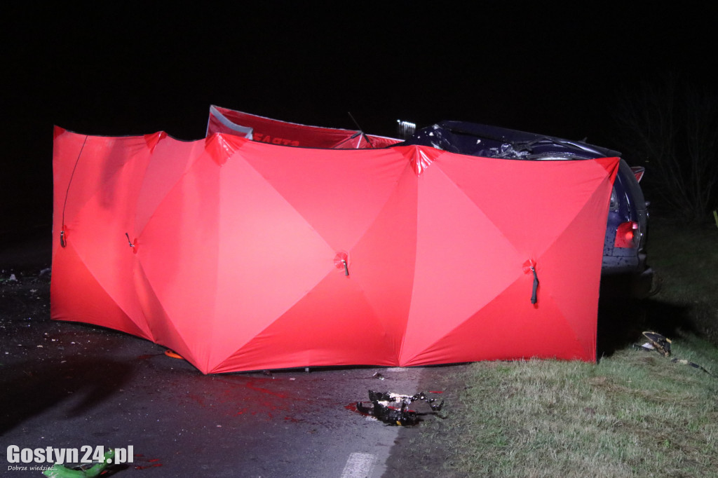 Śmiertelny wypadek na trasie Gostyń-Krobia