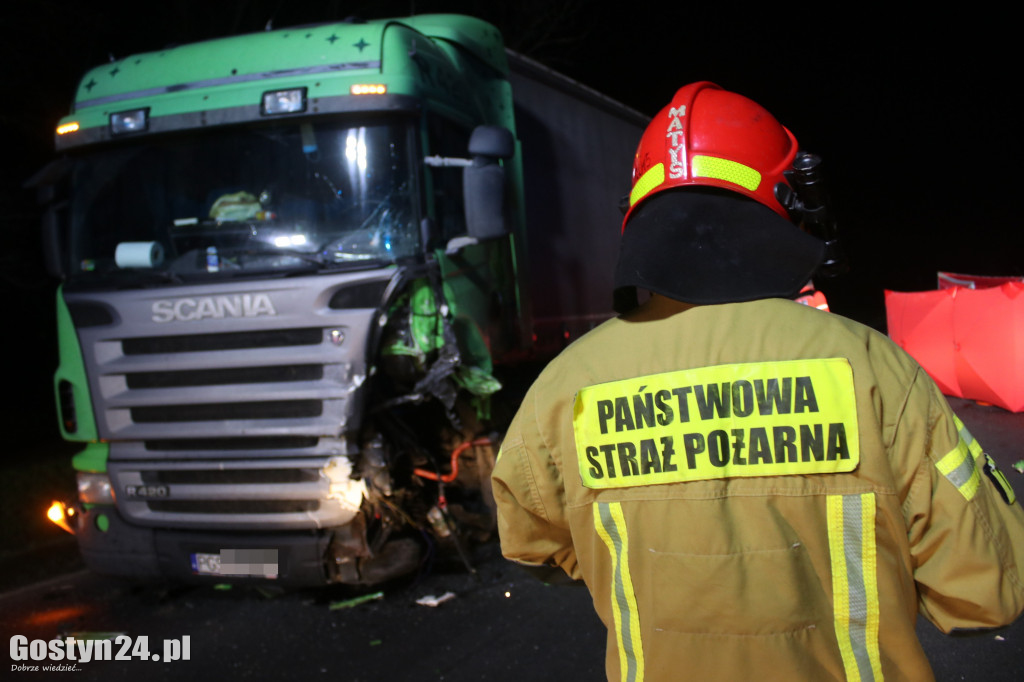 Śmiertelny wypadek na trasie Gostyń-Krobia