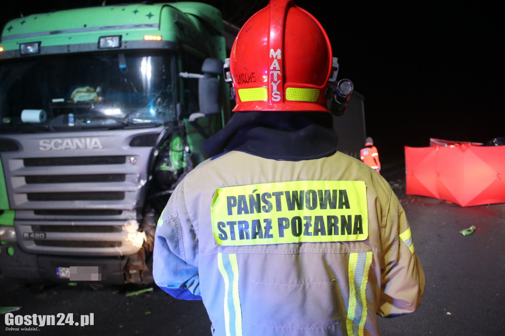 Śmiertelny wypadek na trasie Gostyń-Krobia