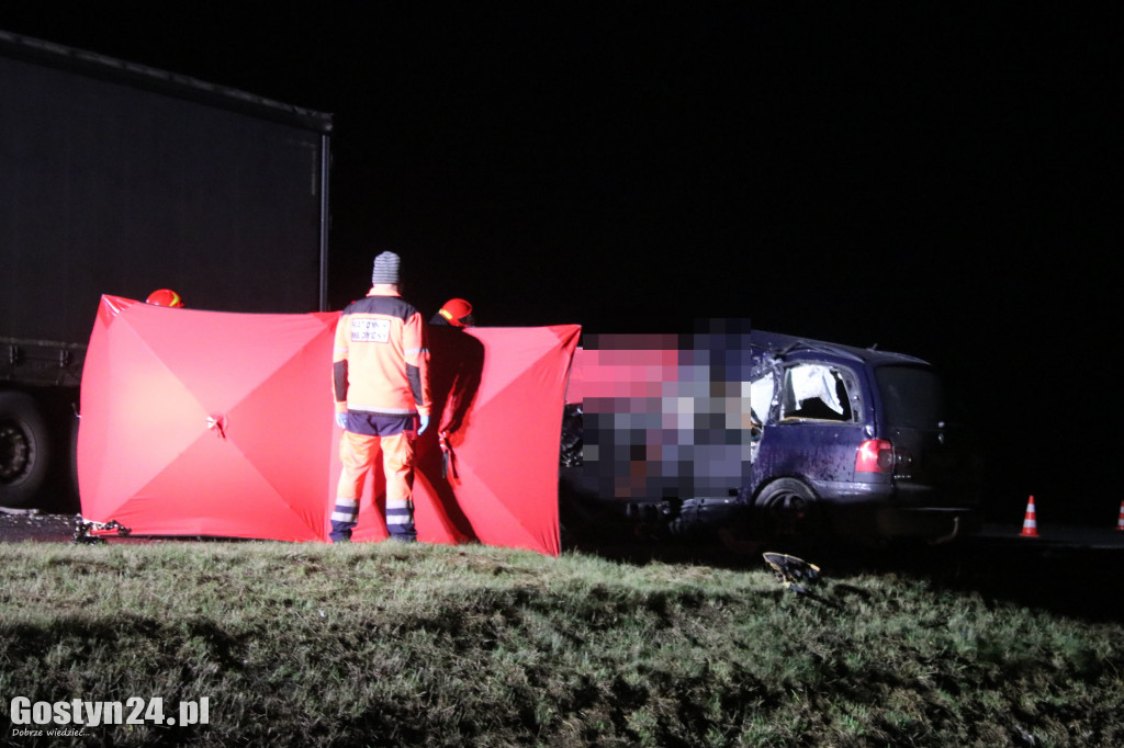 Śmiertelny wypadek na trasie Gostyń-Krobia