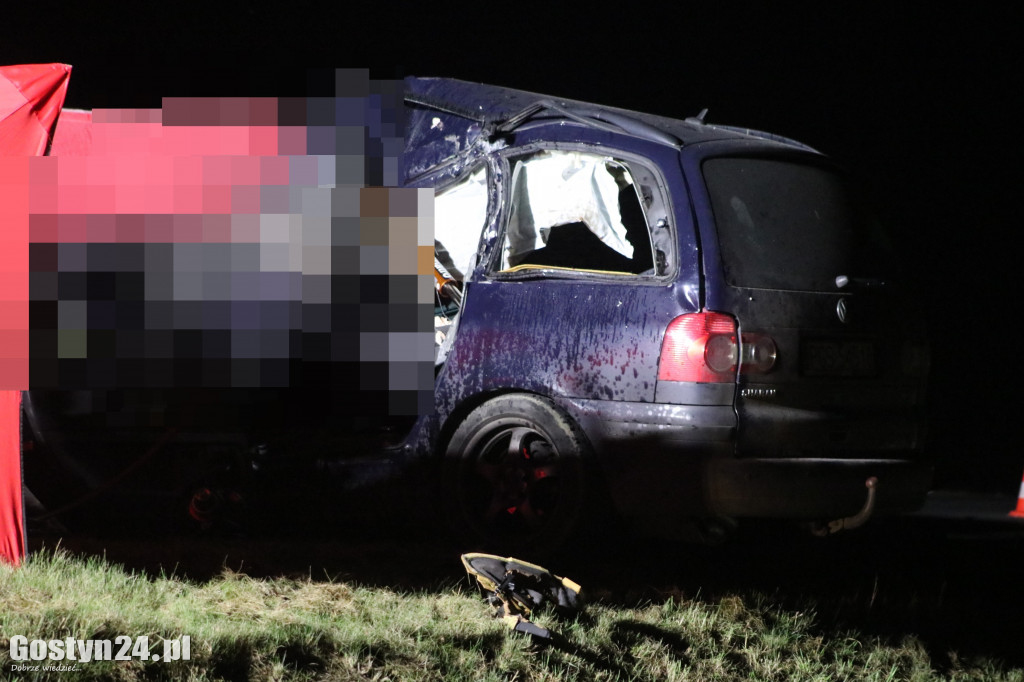 Śmiertelny wypadek na trasie Gostyń-Krobia