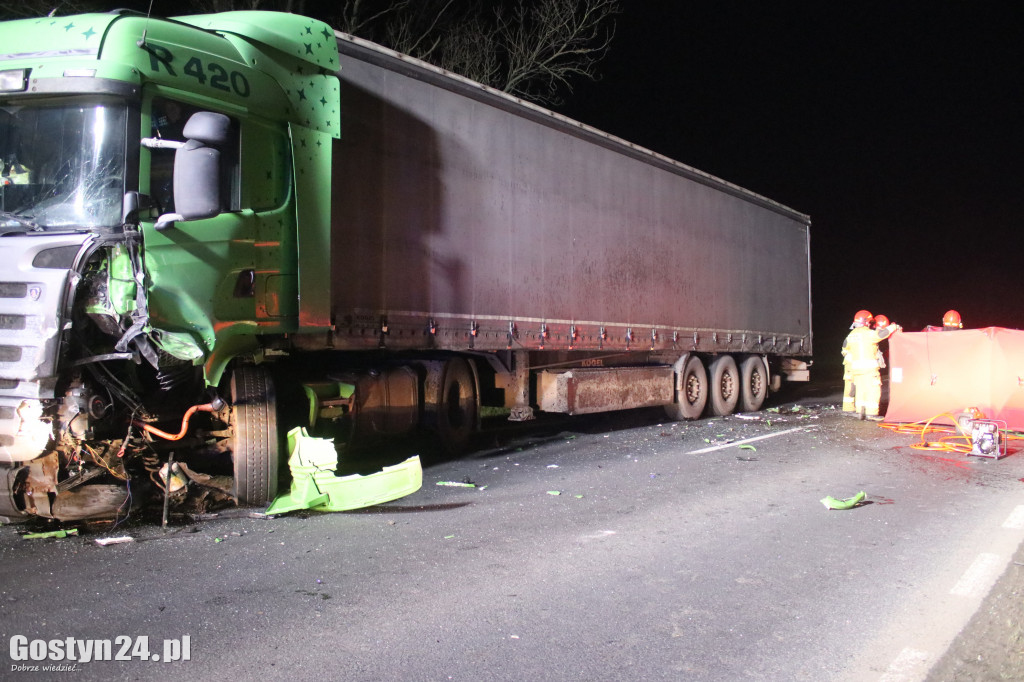 Śmiertelny wypadek na trasie Gostyń-Krobia