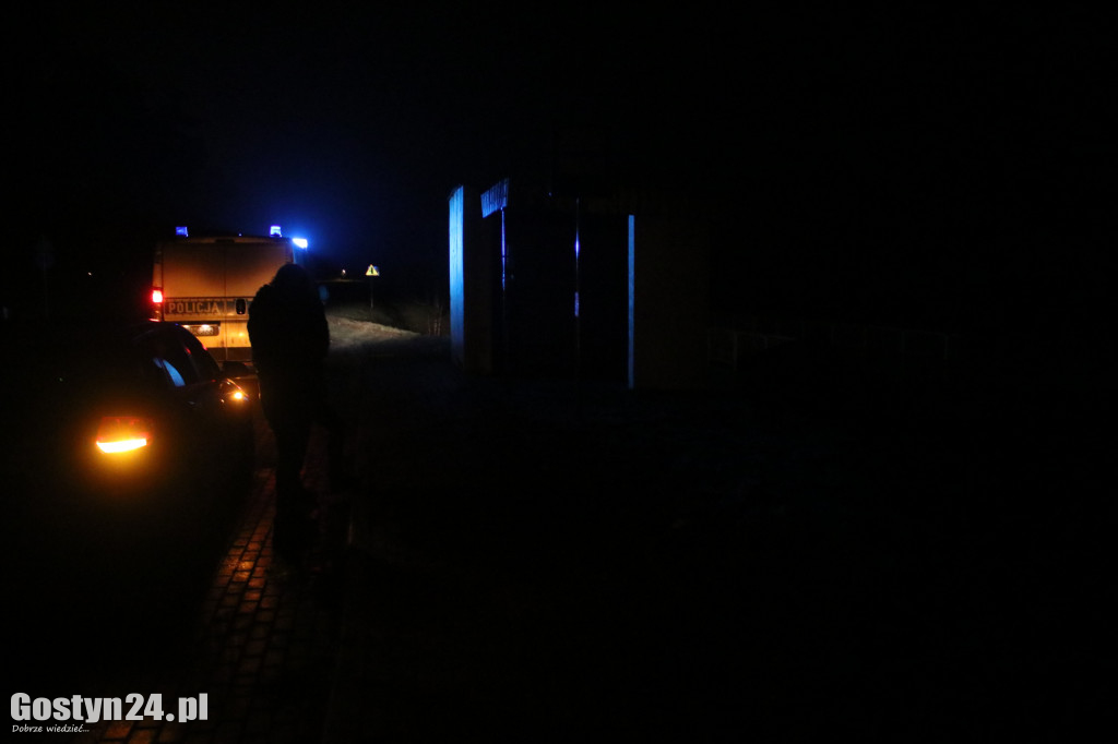 Nocny wypadek pomiędzy Gostyniem a Kunowem