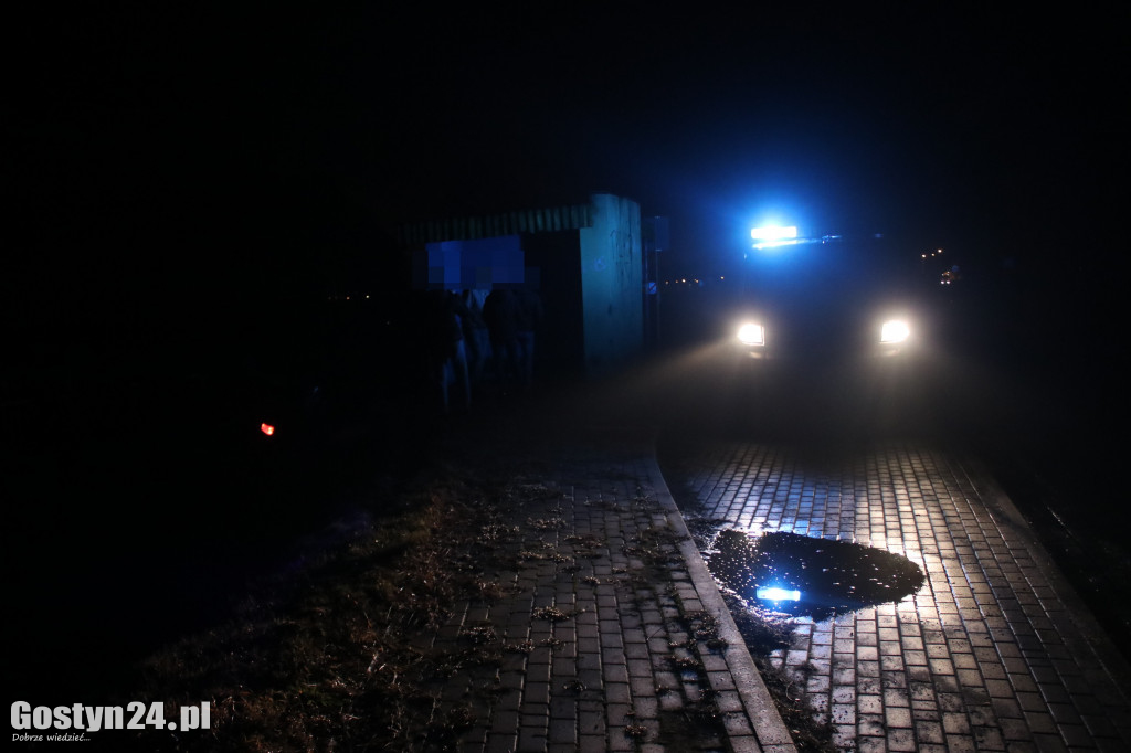 Nocny wypadek pomiędzy Gostyniem a Kunowem