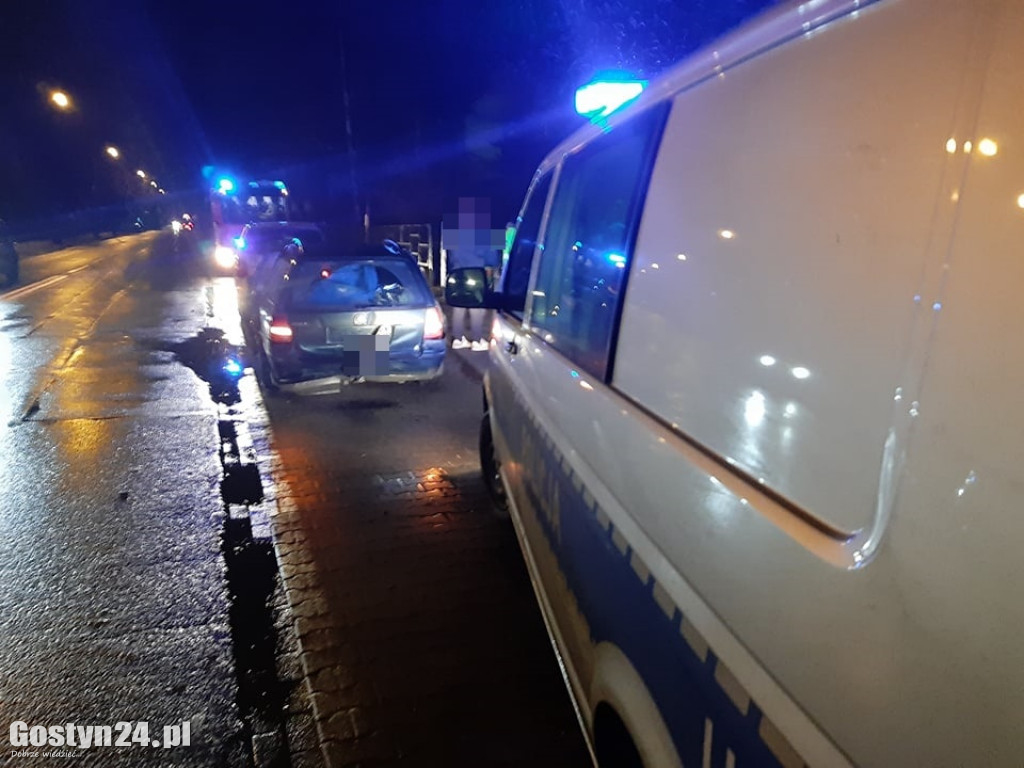 Pijany kierowca doprowadził do kolizji w centrum Gostynia