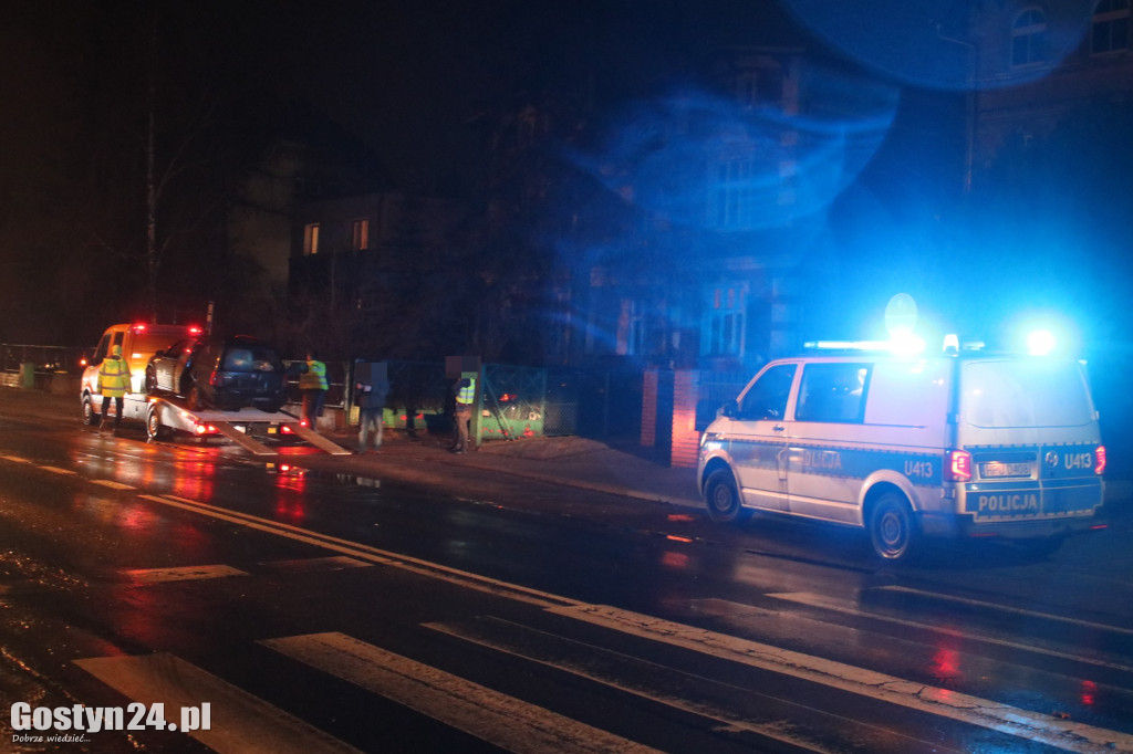 Pijany kierowca doprowadził do kolizji w centrum Gostynia