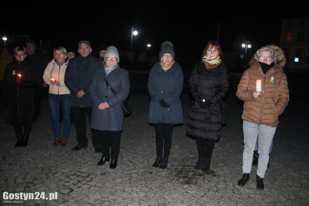 Manifestacja solidarności z Ukrainą w Pogorzeli