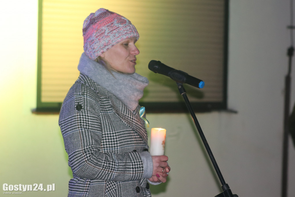 Manifestacja solidarności z Ukrainą w Pogorzeli