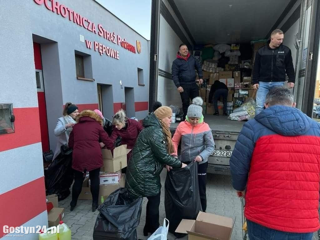 Zbiórka dla mieszkańców Ukrainy w gminie Pępowo