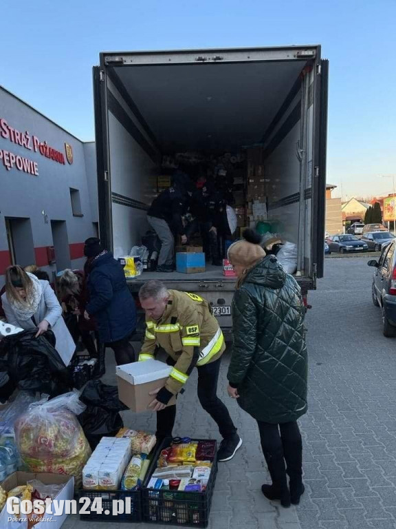 Zbiórka dla mieszkańców Ukrainy w gminie Pępowo