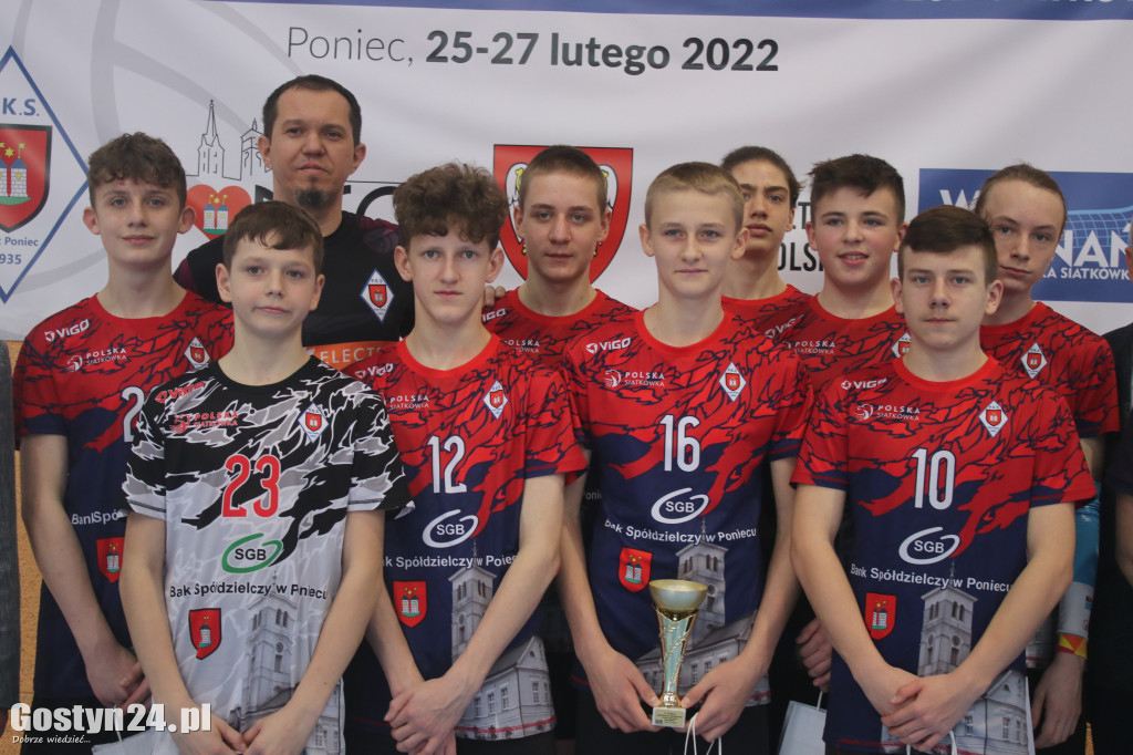 Mistrzostwa Młodzików w Piłce Siatkowej w Poniecu