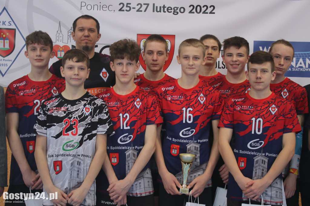 Mistrzostwa Młodzików w Piłce Siatkowej w Poniecu