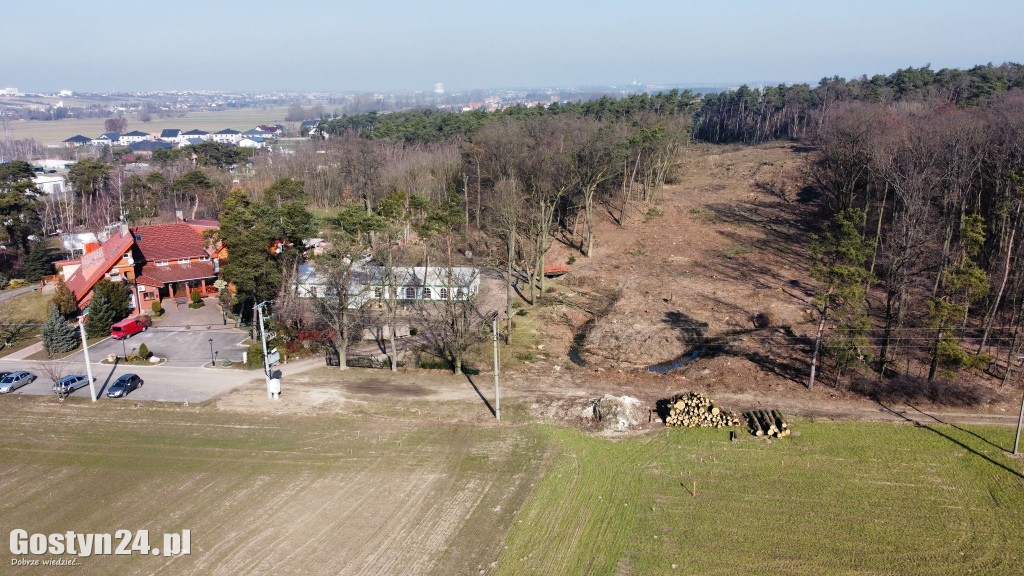 Wycinka drzew na trasie planowanej obwodnicy i pierwsze prace ziemne