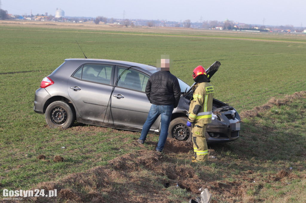 Kolizja dwóch pojazdów na trasie Gostyń-Krobia