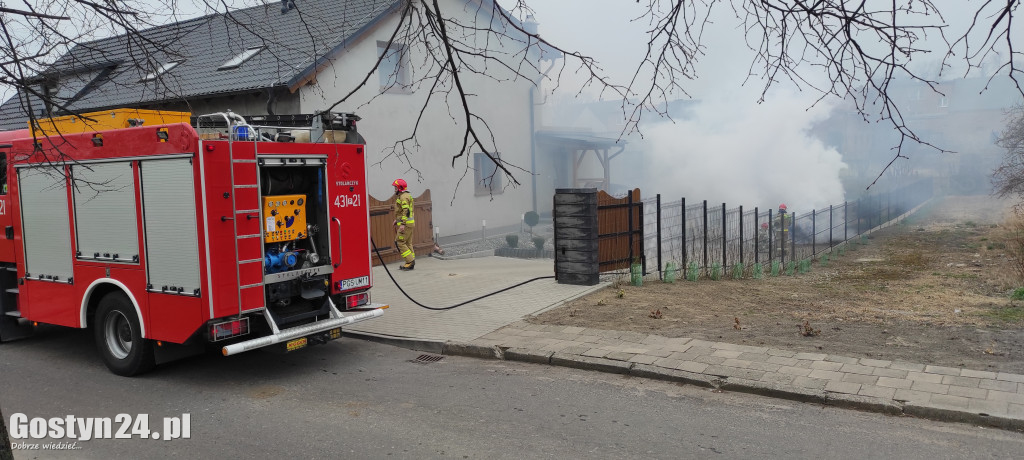 Pożar samochodu osobowego w Żytowiecku