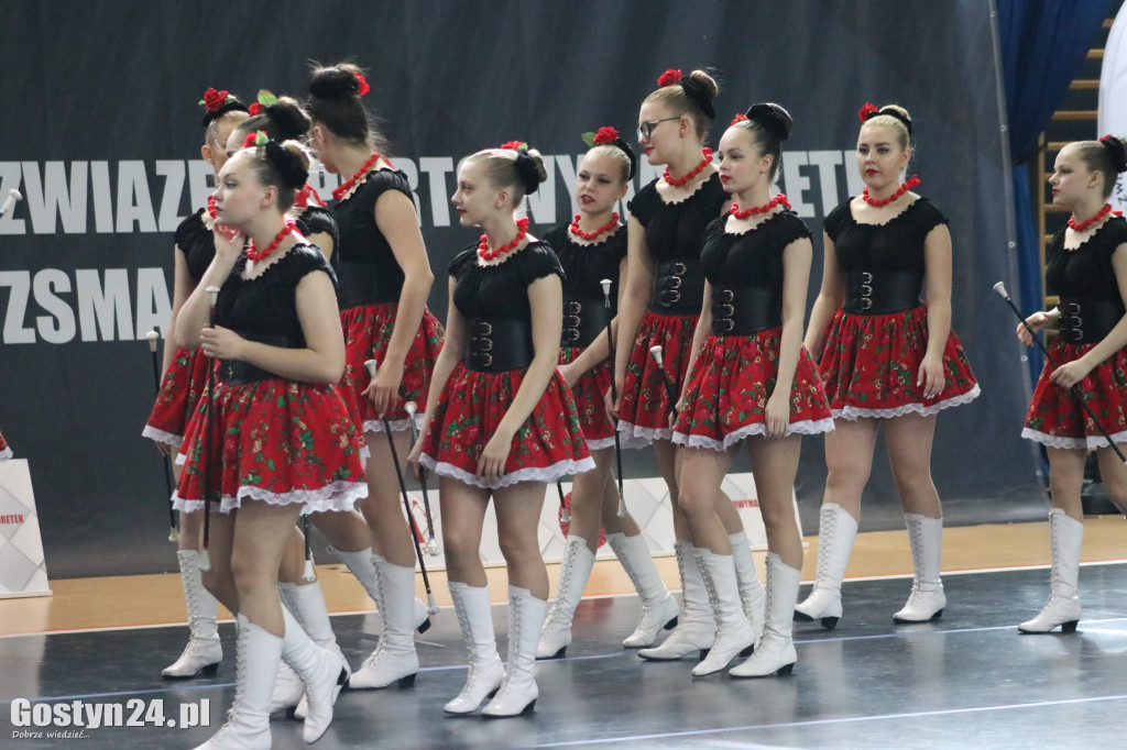 Mistrzostwa Mażoretek w hali sportowej LO w Gostyniu