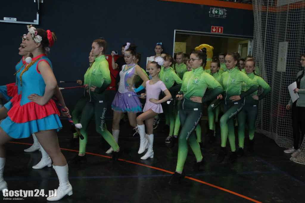 Mistrzostwa Mażoretek w hali sportowej LO w Gostyniu