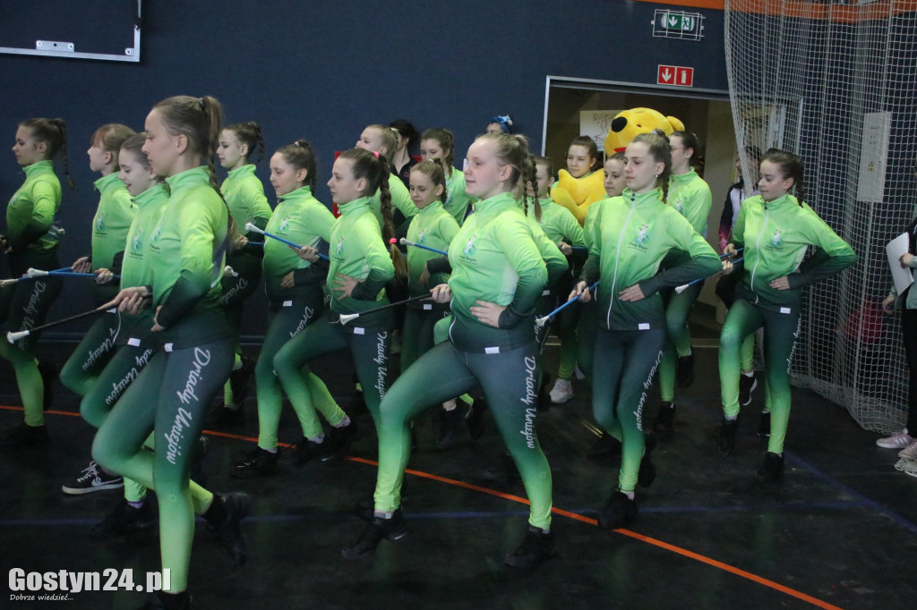 Mistrzostwa Mażoretek w hali sportowej LO w Gostyniu