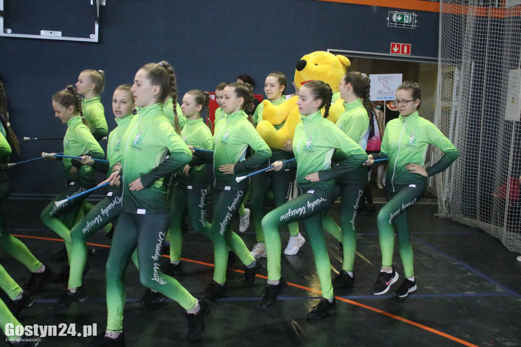 Mistrzostwa Mażoretek w hali sportowej LO w Gostyniu